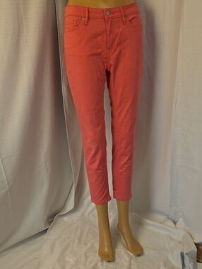 Calvin Klein Jeans Hot Pink Slim Ankle Stretch Jeans Size 8